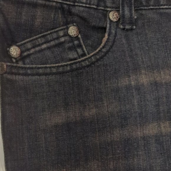 VIP Rock & Republic Faded Black Jeans, Size 26, 31 Inseam Bootcut New with Tags - Picture 7 of 14